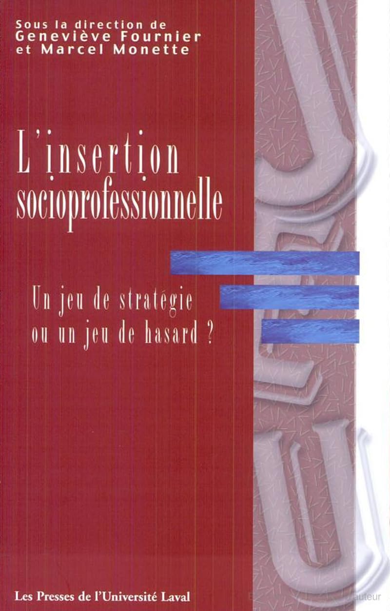 L'insertion socioprofessionnelle un jeu de strategie book