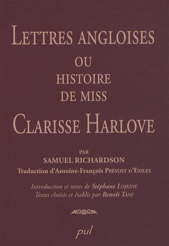 LETTRES ANGLOISES OU HISTOIRE DE MISS CLARISSE HARLOVE Contemporary literature