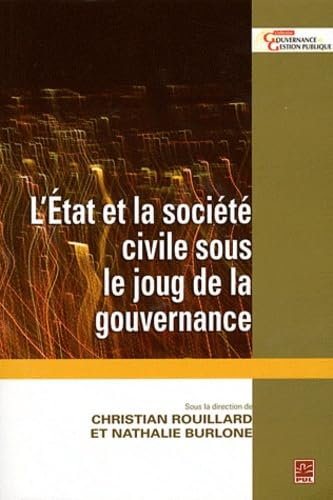 L'Etat et la société civile sous le joug de la gouvernance book