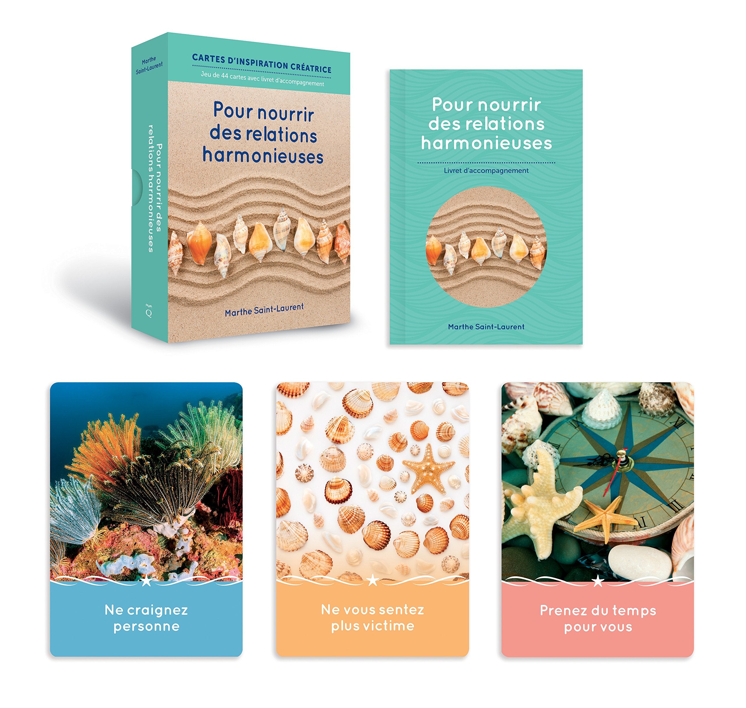 Pour nourrir des relations harmonieuses (Boîtier): Jeu de 44 cartes avec livret d'accompagnement Partnership & Love
