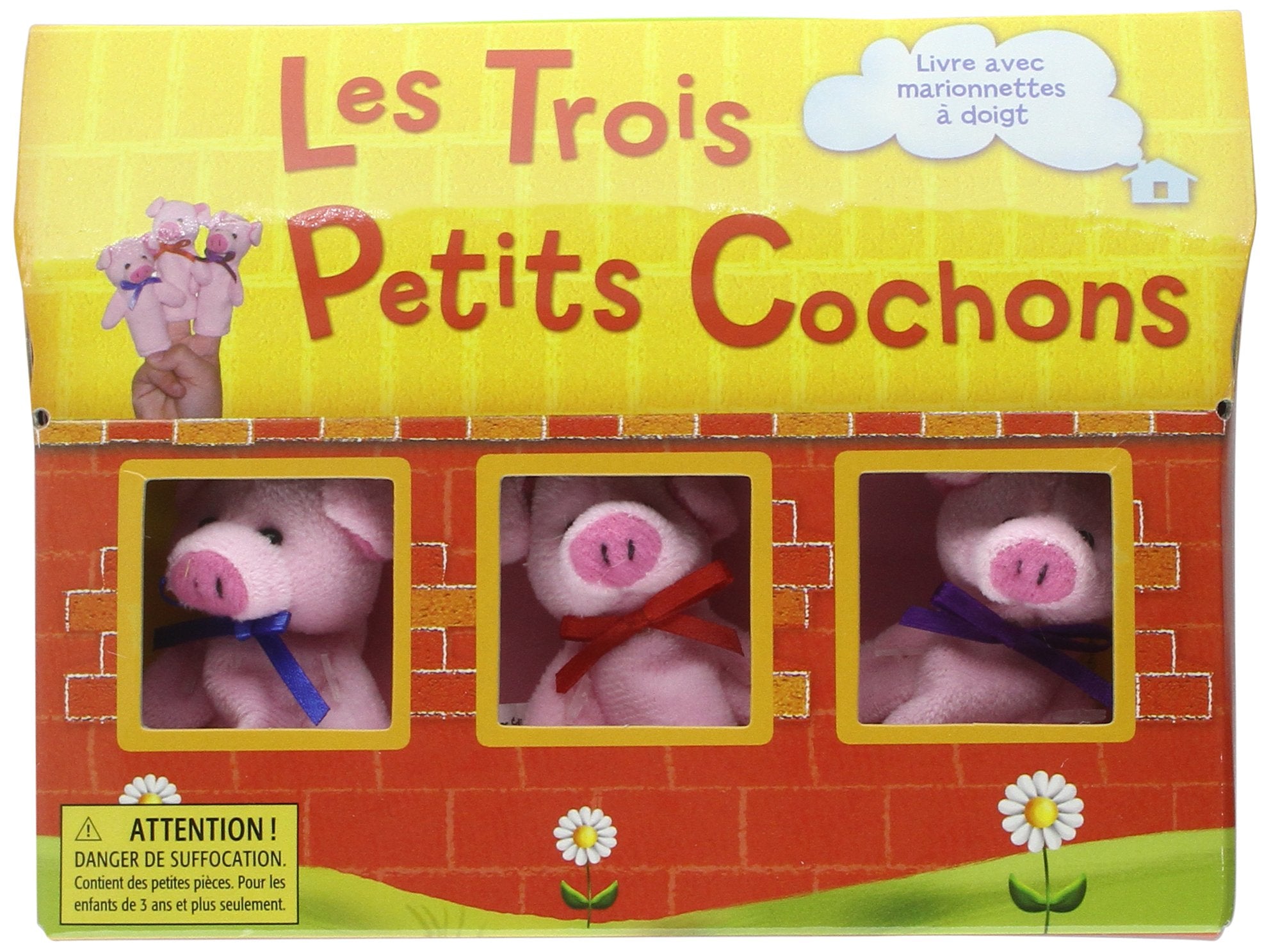 Les Trois Petits Cochons : Livre avec marionnettes à doigt book