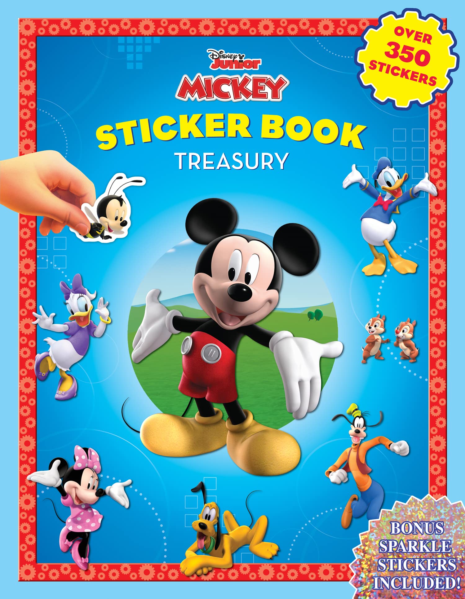 Disney MM Clubhouse Sticker Book Treasury Tiptoi & Games