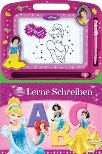 Disney Prinzessin - Schreiben Lernen, Lern- und Zaubertafel – Lernmaterialien für Kinder, 22-seitiges Pappbilderbuch, 1 Magnetische Zeichentafel, 1 Magnetstift Children's books