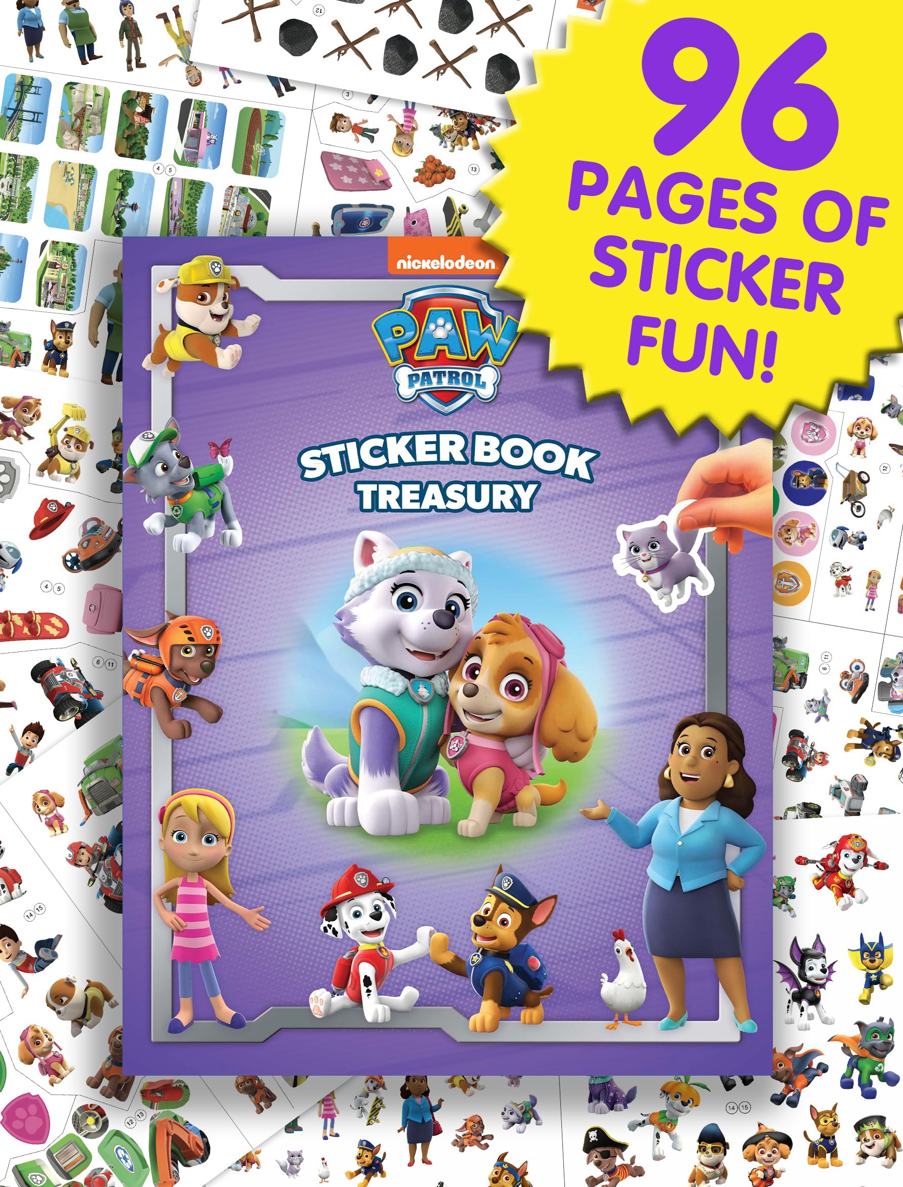Paw Patrol Girl's Sticker Book Treasury Books