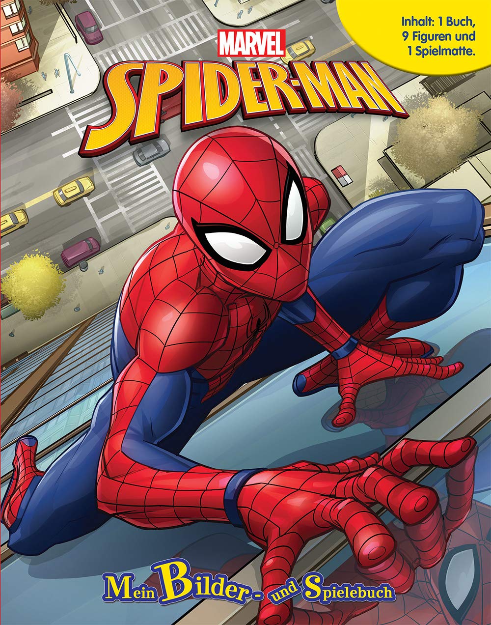 Spiel- und Beschäftigungsbuch MARVEL Spider-Man: Mein Bilder- und Spielebuch Manga
