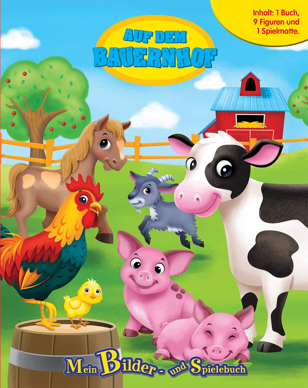 Spiel- und Beschäftigungsbuch Auf dem Bauernhof: Mein Bilder- und Spielebuch Children's books