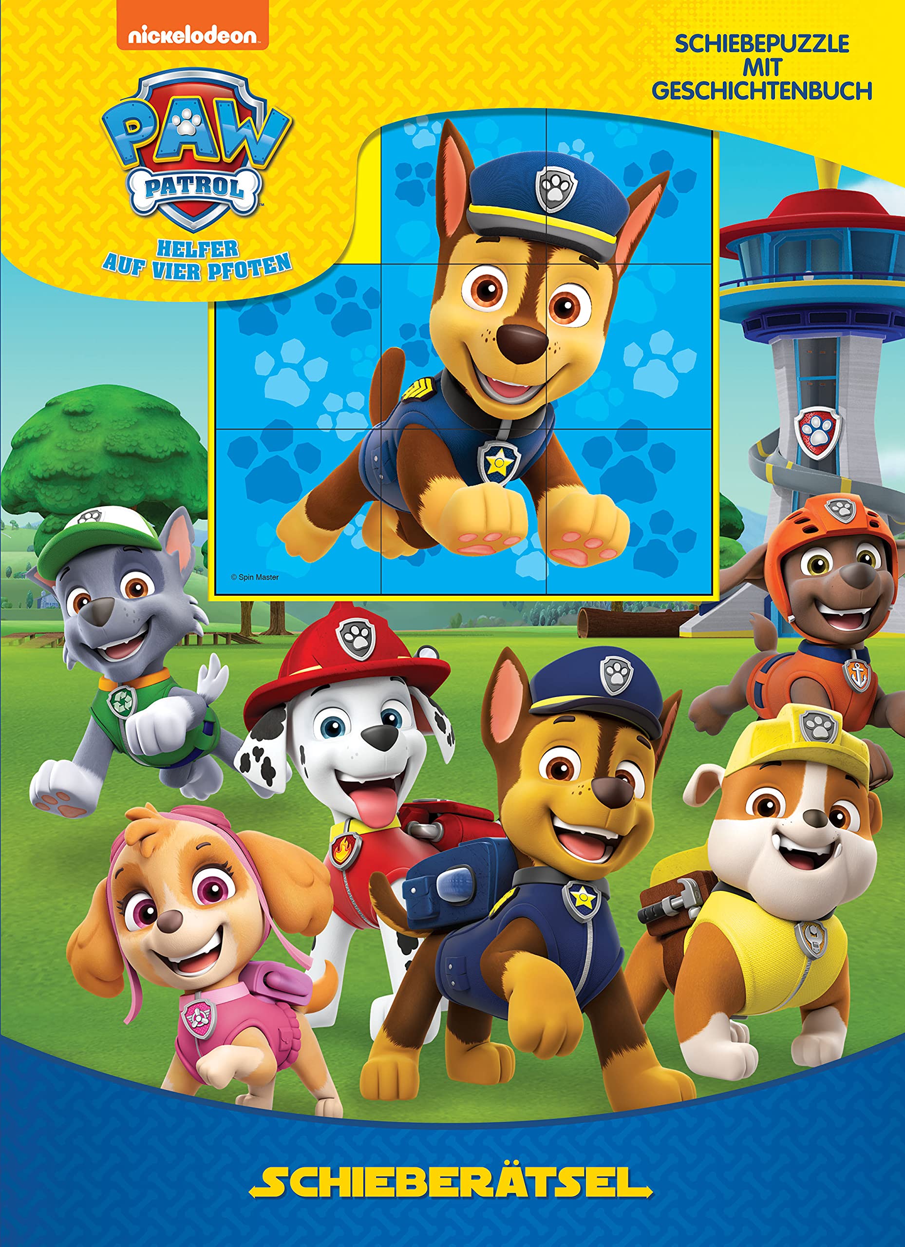 Schieberätsel Nickelodeon PAW Patrol Helfer auf vier Pfoten book