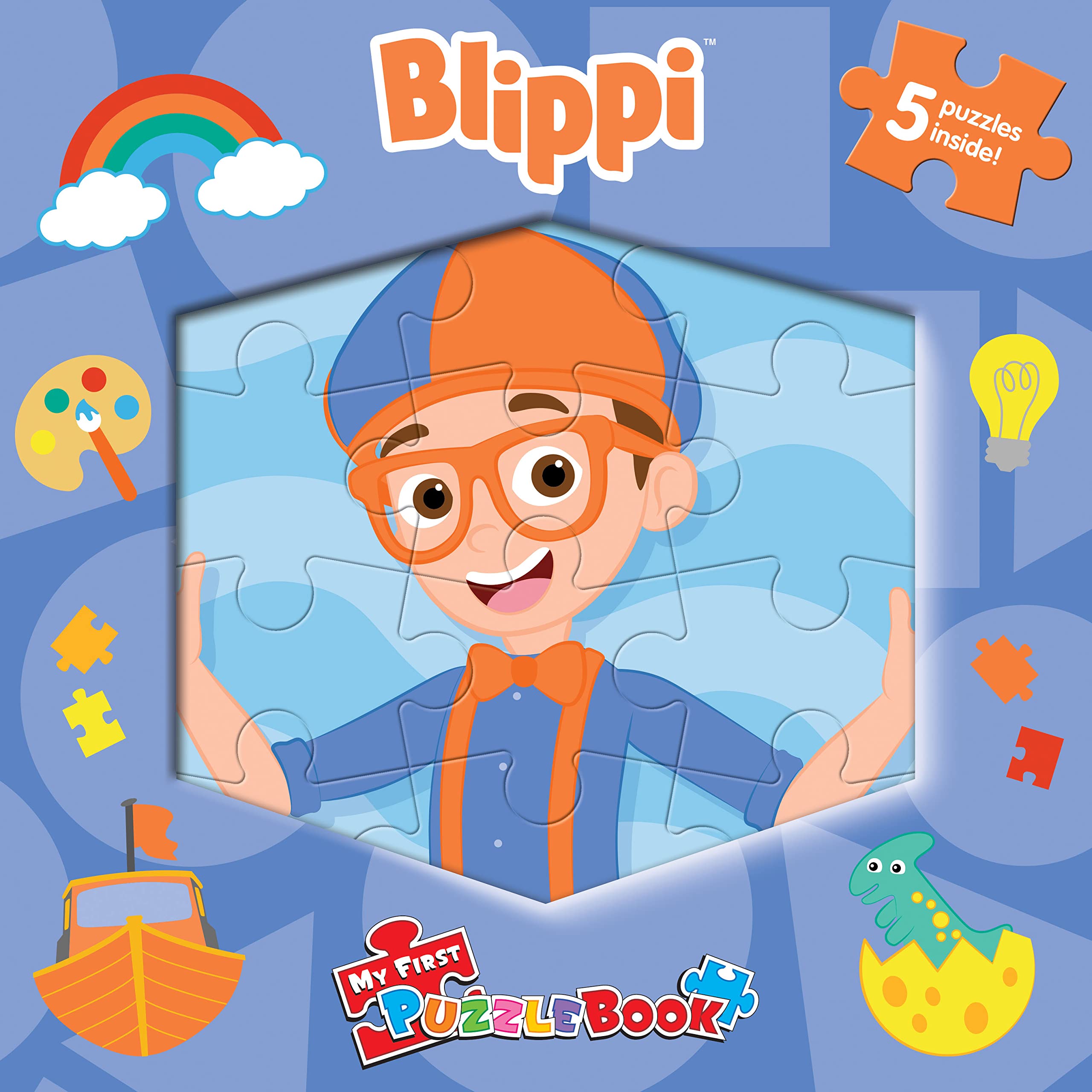 Blippi My First Puzzle Book: Jigsaw Book for Kids Children Toddlers Ages 3+ Novels & Short Stories