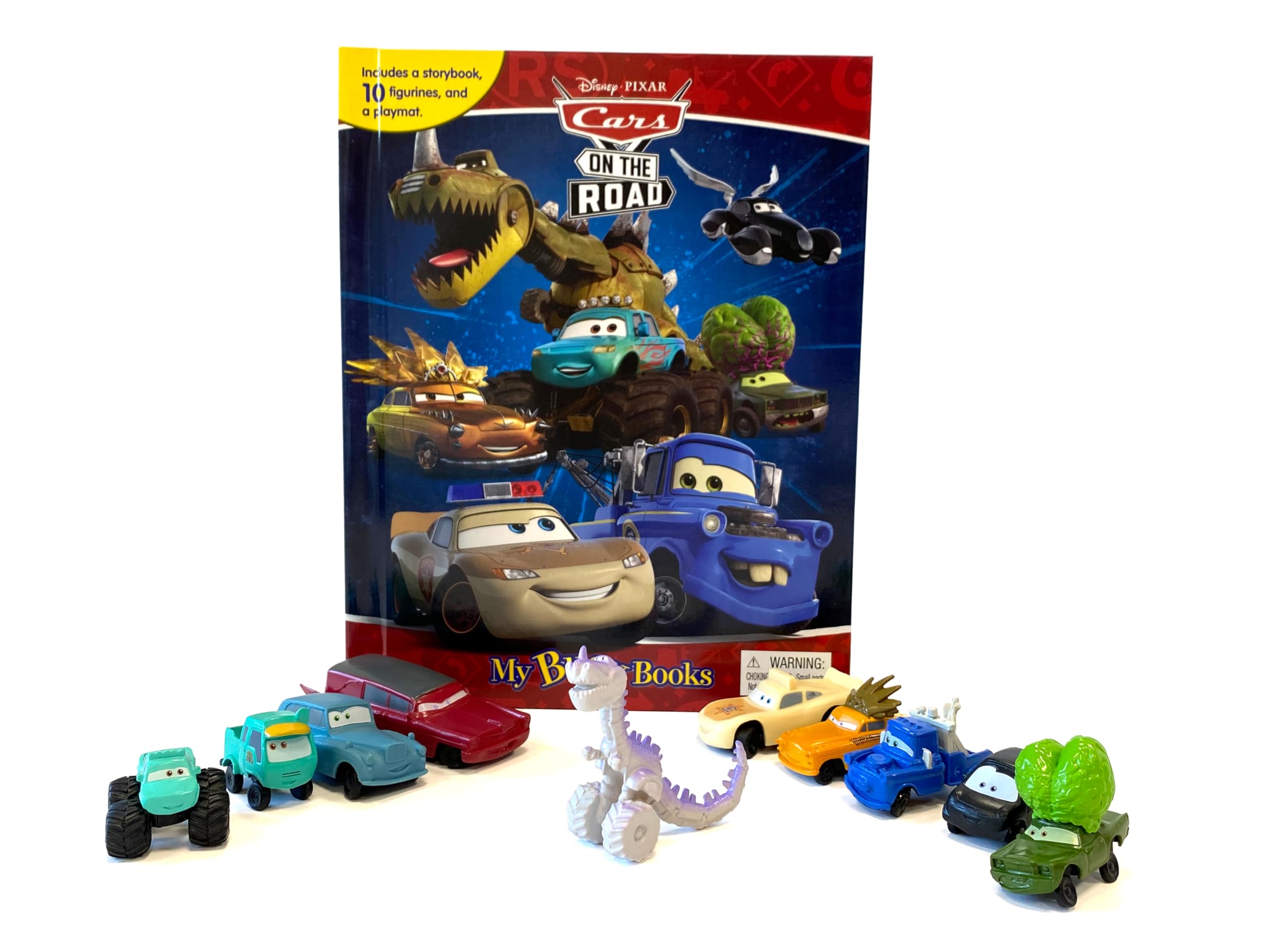 Disney / Pixar Cars on the Road My Busy Books - Storybook, 10 figurines, playmat Books