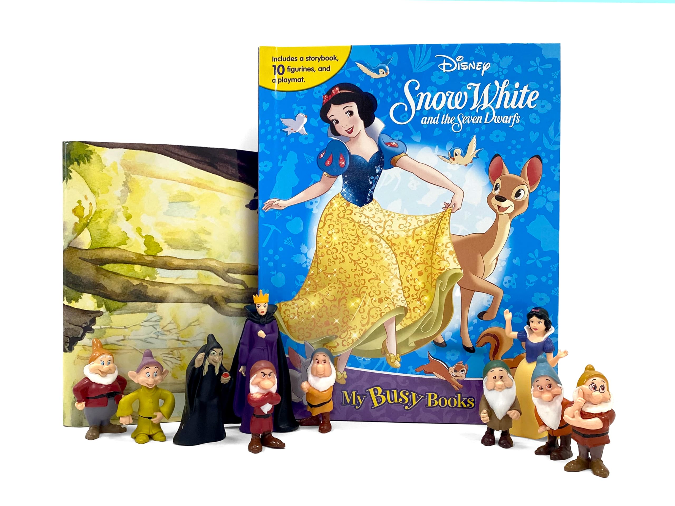 Disney Snow White My Busy Books - Storybook, 10 figurines, playmat Books