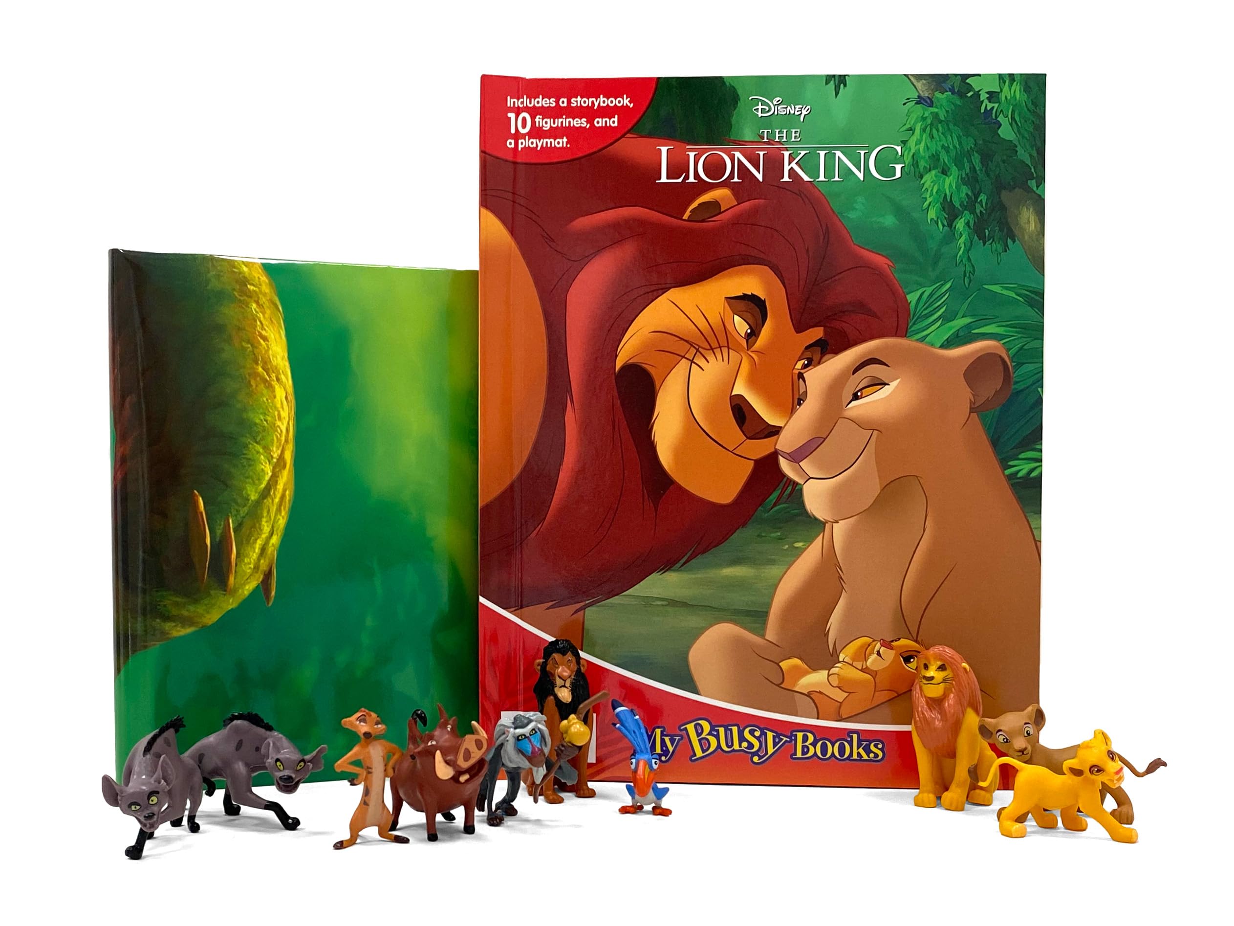 Disney Lion King My Busy Books - Storybook, 10 figurines, playmat Books