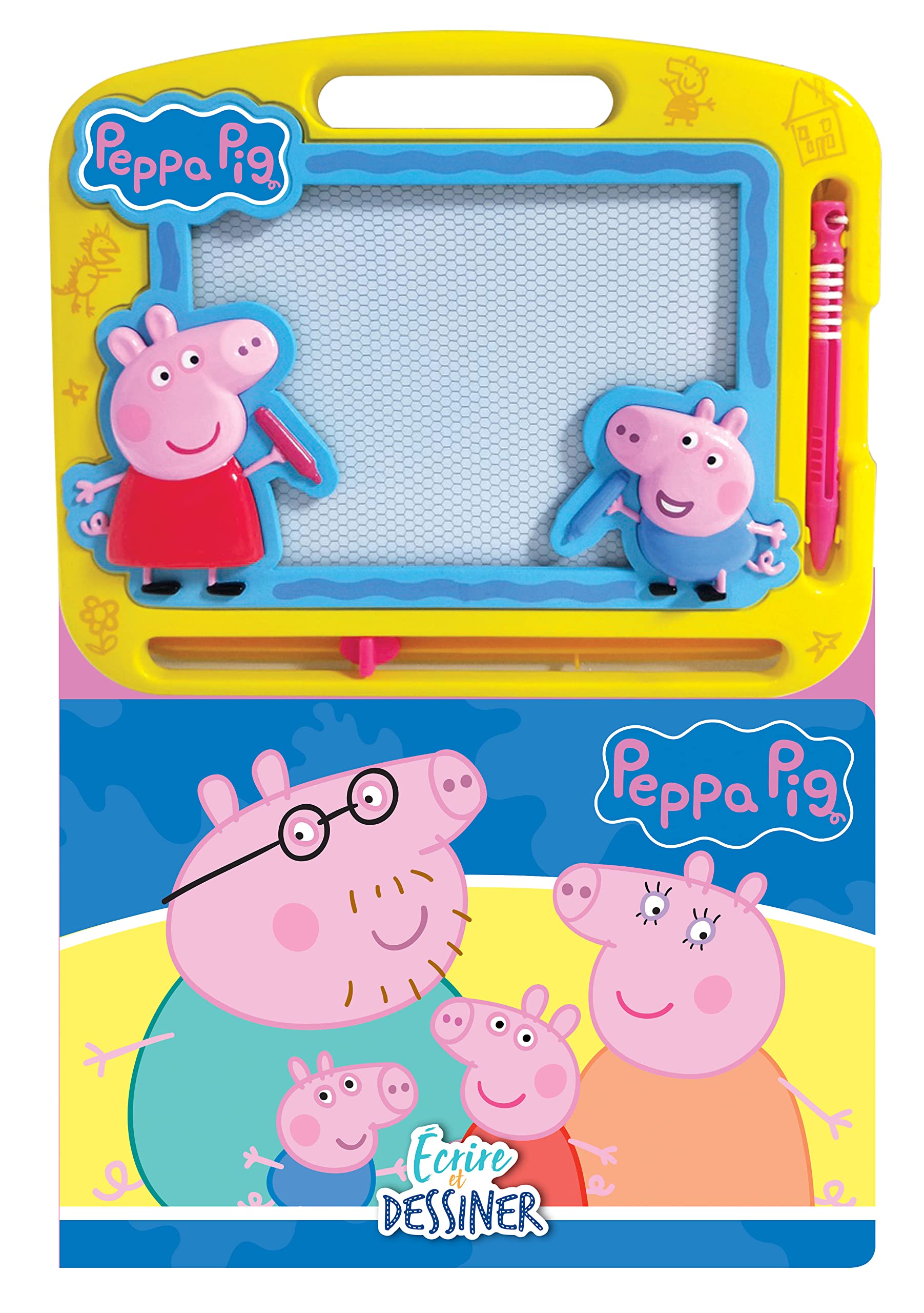 Peppa Pig Écrire et Dessiner - Ressources d'apprentissage pour enfants, un tableau de dessin magnétique, un crayon facile à utiliser, un livre ... 1 tableau effaçable et 1 crayon magnétique Books