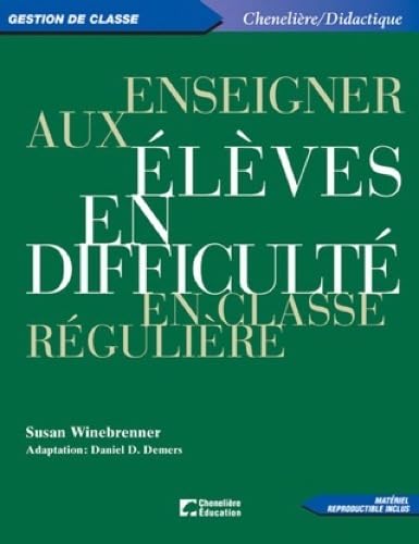 Enseigner aux élèves en difficulté en classe régulière book