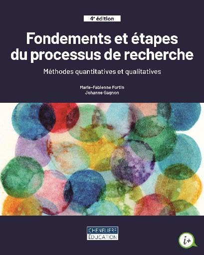 Fondements et étapes du processus de recherche book