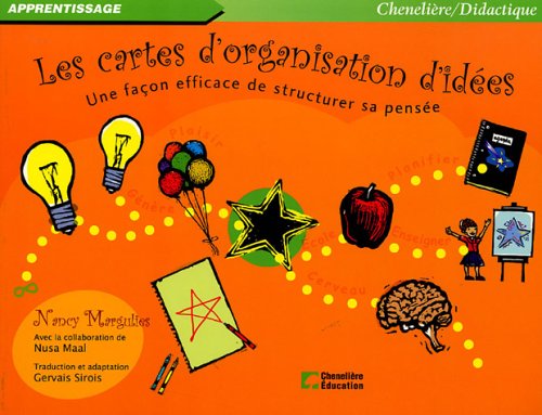 CARTES D'ORGANISATION D'IDEES: Une façon efficace de structurer sa pensée Books