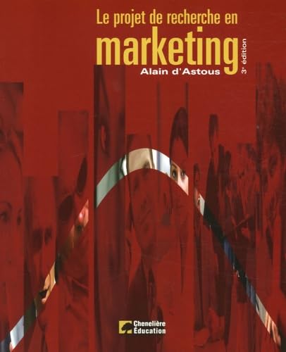 Le projet de recherche en marketing book