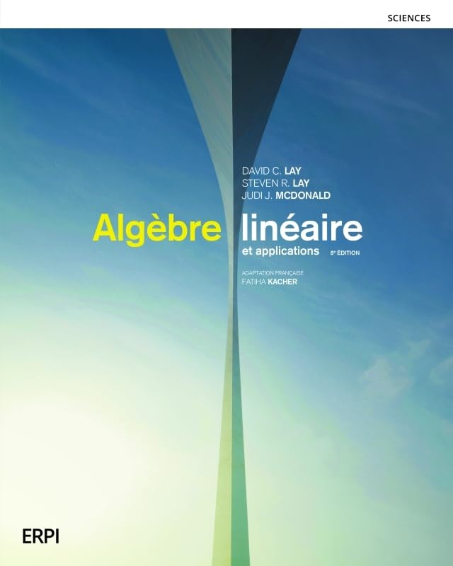 Algèbre linéaire et ses applications - 5e édition: Manuel + version numérique 1 an book