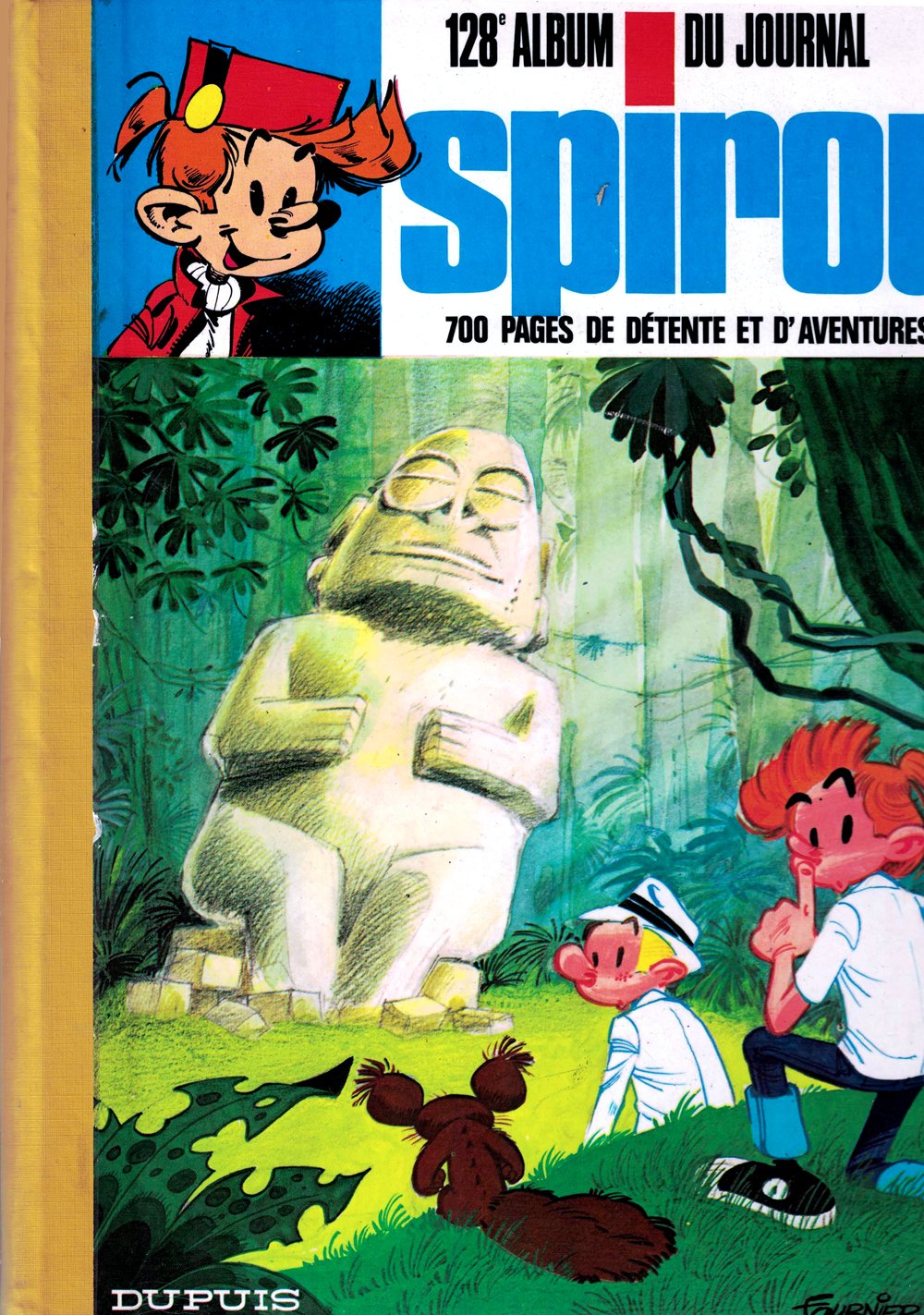 Album spirou , n° 128, du n° 1812 à 1824 36° année book