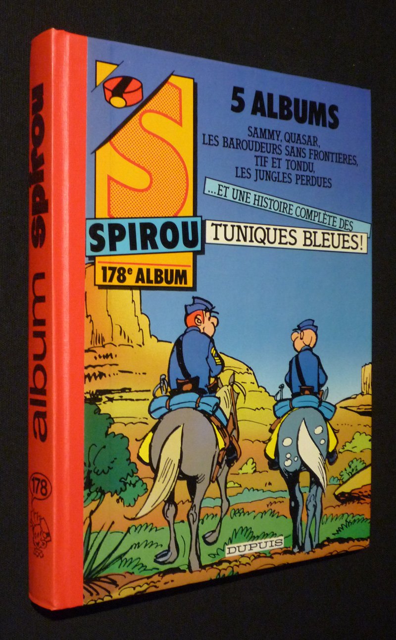 Spirou, 178e album, 5 albums et une histoire complete des tuniques bleues ! book