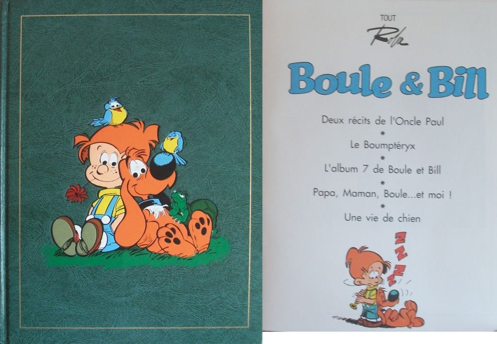 ROMBALDI TOUT ROBA BOULE ET BILL. DEUX RECITS DE L ONCLE PAUL - LE BOUMPTERYX - L ALBUM 7 DE BOULE ET BILL - PAPA MAMAN BOULE....ET MOI - UNE VIE DE CHIEN. book