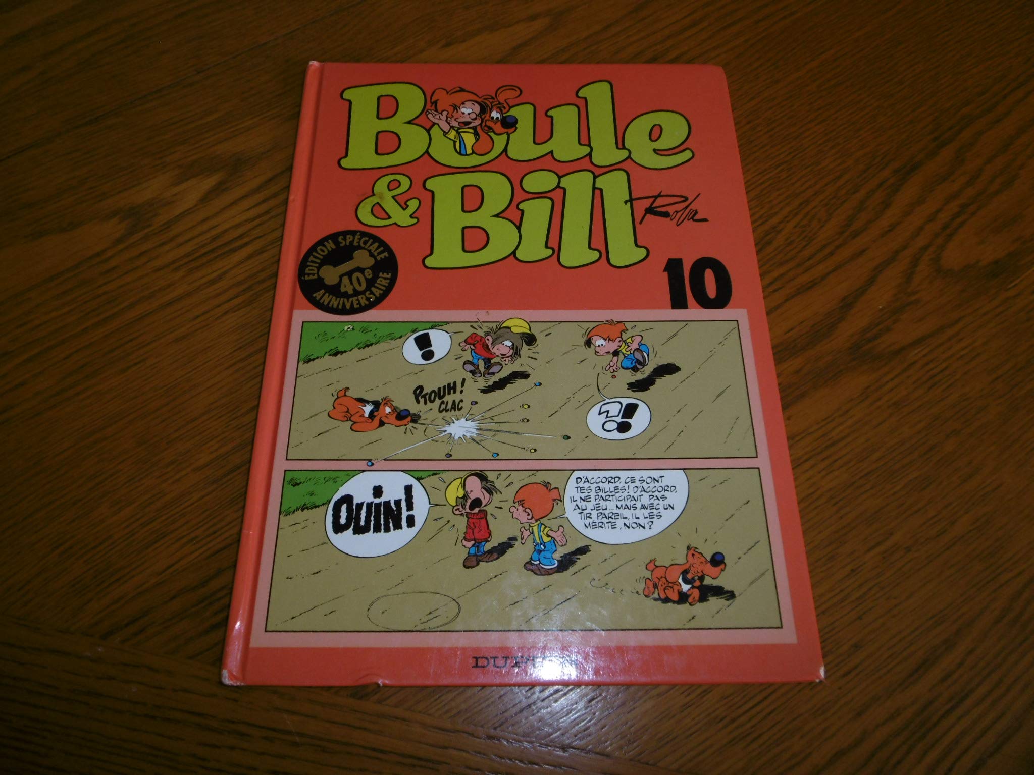 Boule & Bill Tome 10. Edition Speciale 40eme Anniversaire Books