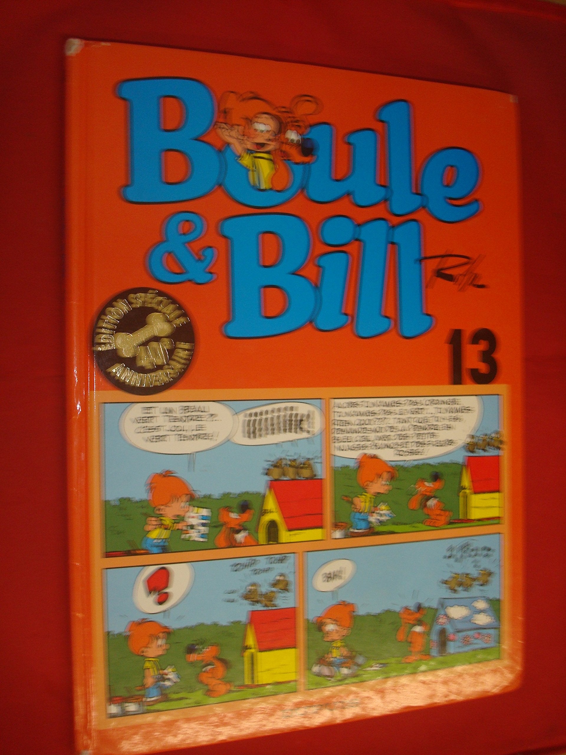 Boule & Bill Tome 13. Edition Speciale 40eme Anniversaire Books