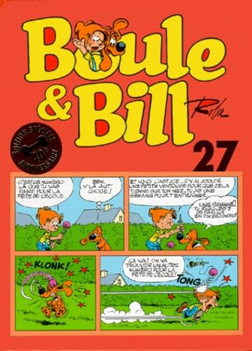 Boule & Bill Tome 27. Edition Speciale 40eme Anniversaire Books