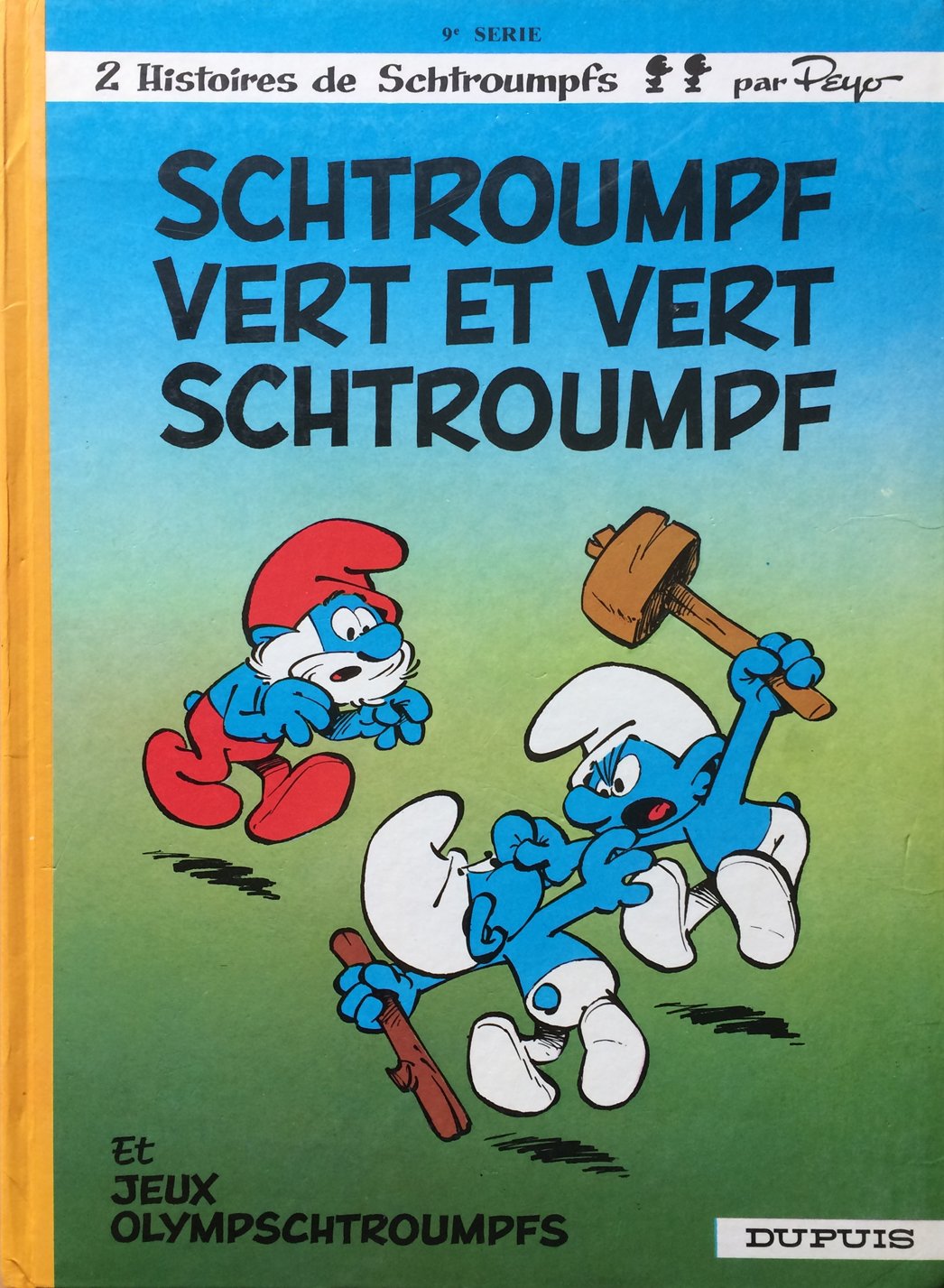 Schtroumpf Vert Et Vert Schtroumpf Suivi De Jeux Olympschtroumpfs Manga