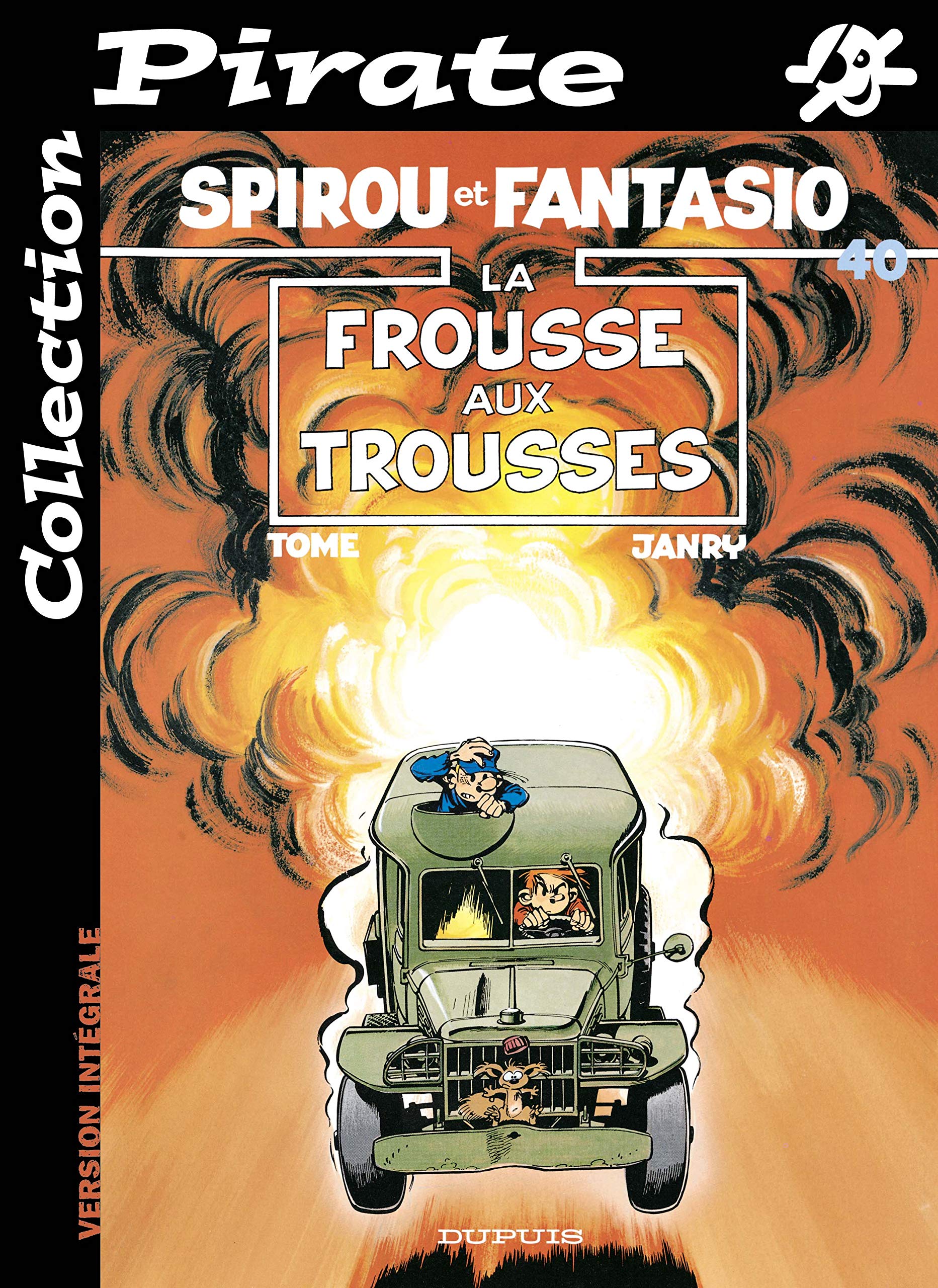 Spirou et Fantasio Tome 40 : La frousse aux trousses Manga