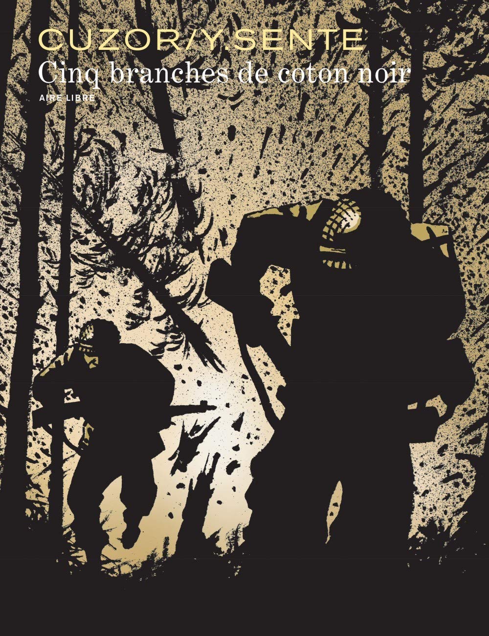 Cinq branches de coton noir: Tirage de tête numéroté et signé Manga