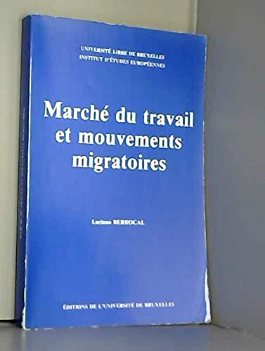 Marché du travail et mouvements migratoires : l'euromigration espagnole Books