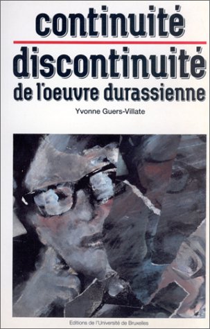 Continuité, discontinuité de l'oeuvre durassienne book