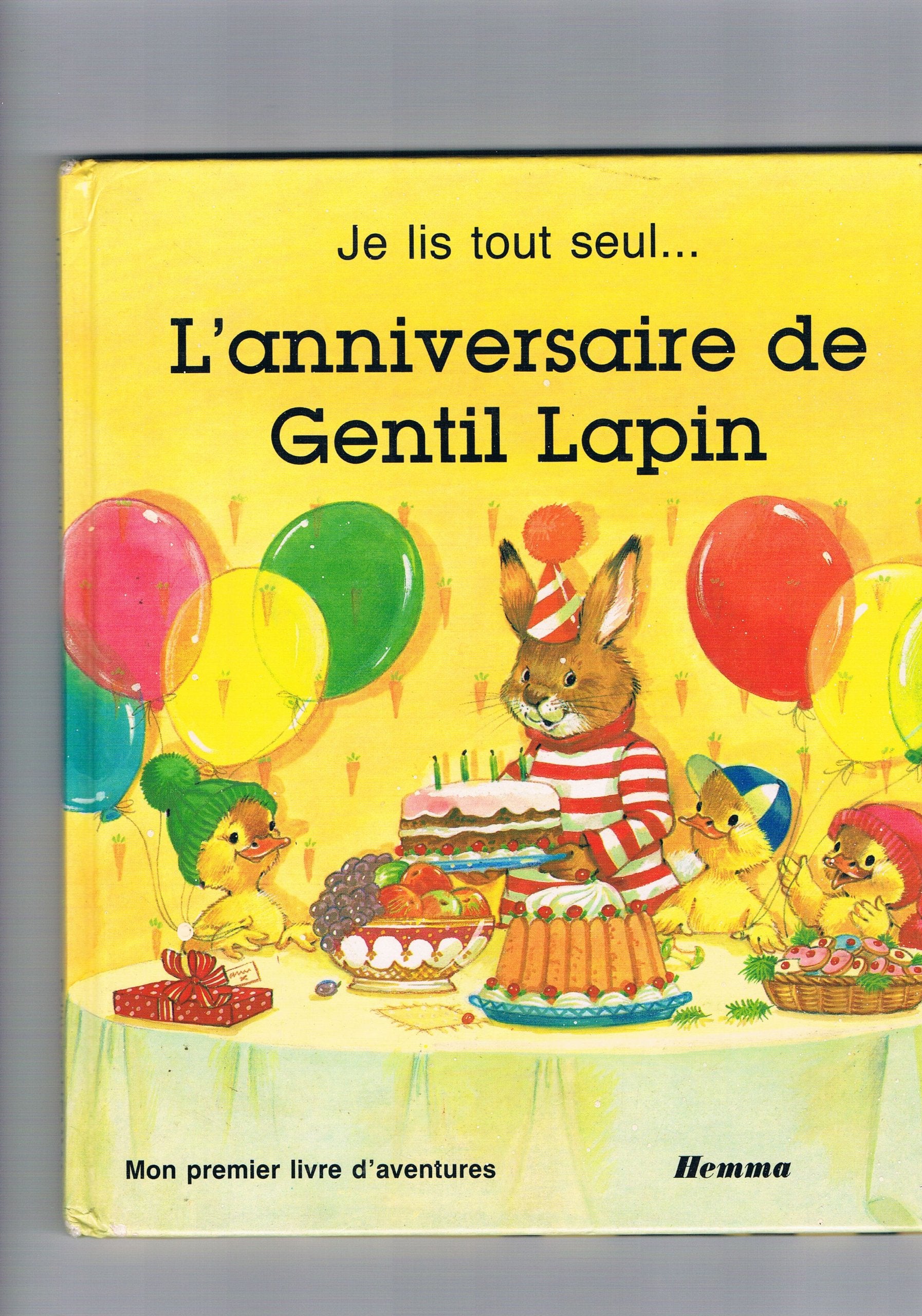 L'Anniversaire de Gentil Lapin (Je lis tout seul) Books