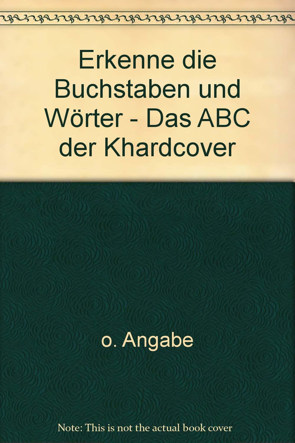 Erkenne die Buchstaben und Wörter - Das ABC der Kleinen - bk1380 Books