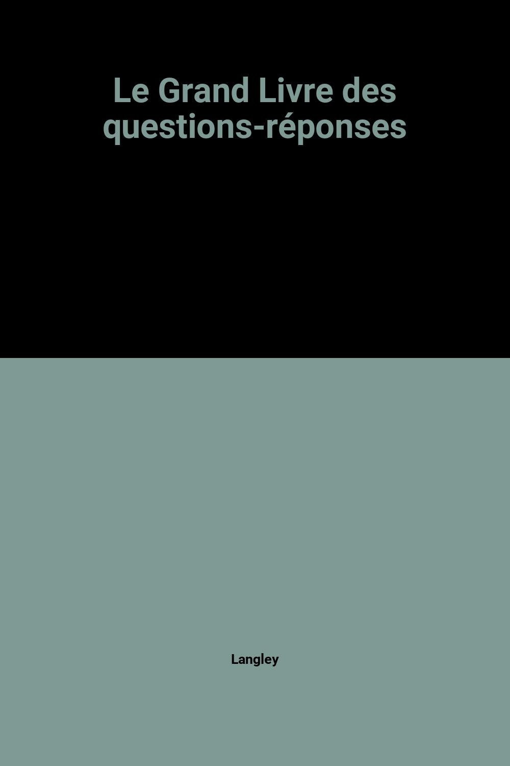 Le livre illustré des questions et réponses Books