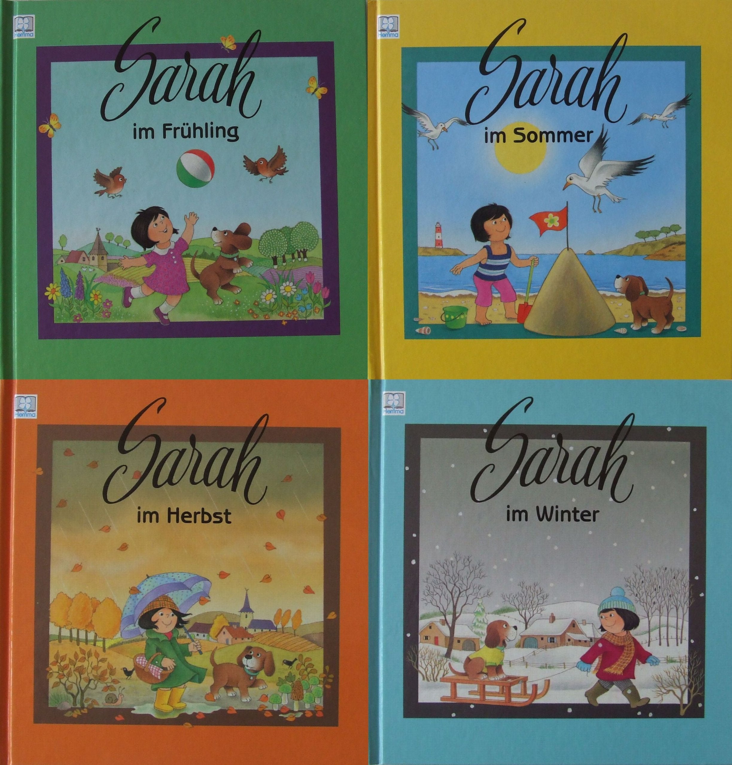 Sarah. Vier Bücher: Sarah im Frühling. Sarah im Sommer. Sarah im Herbst. Sarah im Winter. Books
