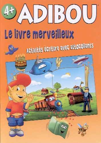 Le Livre Merveilleux. Activites Ecriture Avec Autocollants book