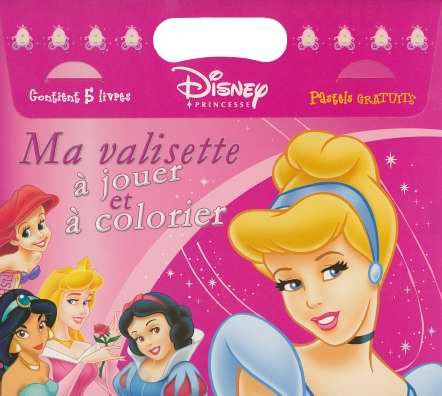 Princesses, ma valisette à jouer et à colorier book
