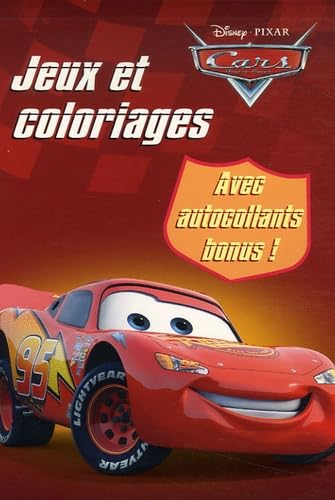 Jeux et coloriages Cars Quatre Roues: Avec des autocollants bonus ! book