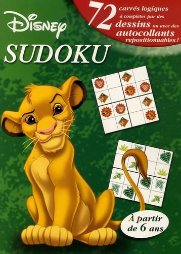Sudoku Disney: 72 Carrés logiques avec corrigés Books