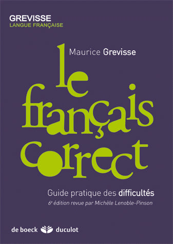 Product Image: Le français correct : guide pratique des difficultés