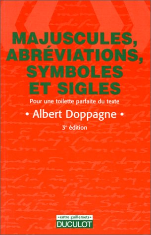 Majuscules, abréviations, symboles et sigles book