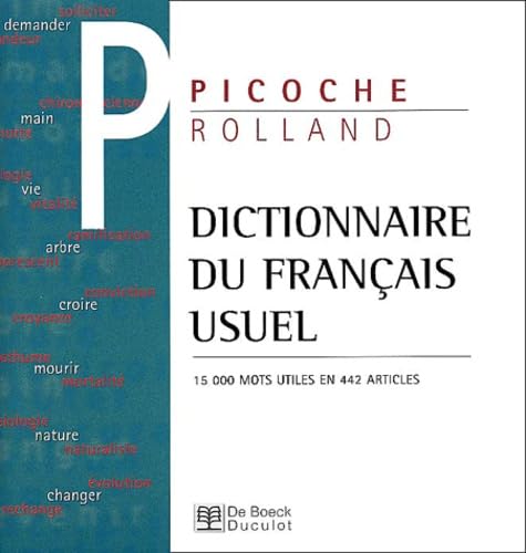 Dictionnaire du français usuel 15.000 mots utiles en 442 articles book