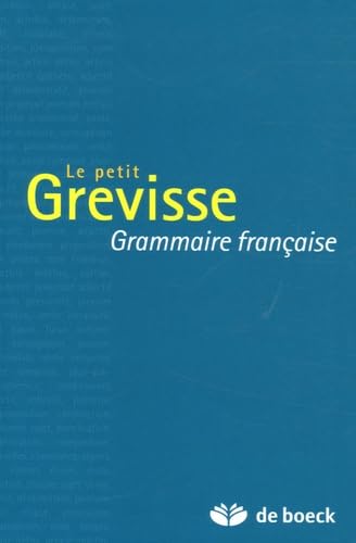 Le petit Grevisse: Grammaire française Books