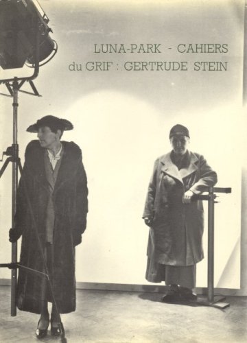 Cahiers du Grif, n° 21-22. Luna-park, Gertrude Stein Books