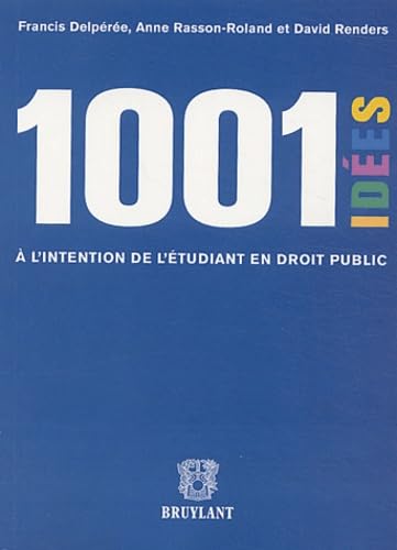 Mille et une idées à l'intention de l'étudiant en droit public book