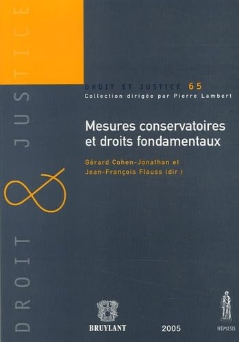 MESURES CONSERVATOIRES ET DROITS FONDAMENTAUX book