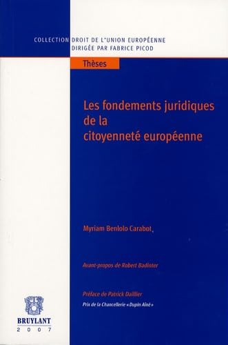 Les Fondements juridiques de la citoyenneté européenne book