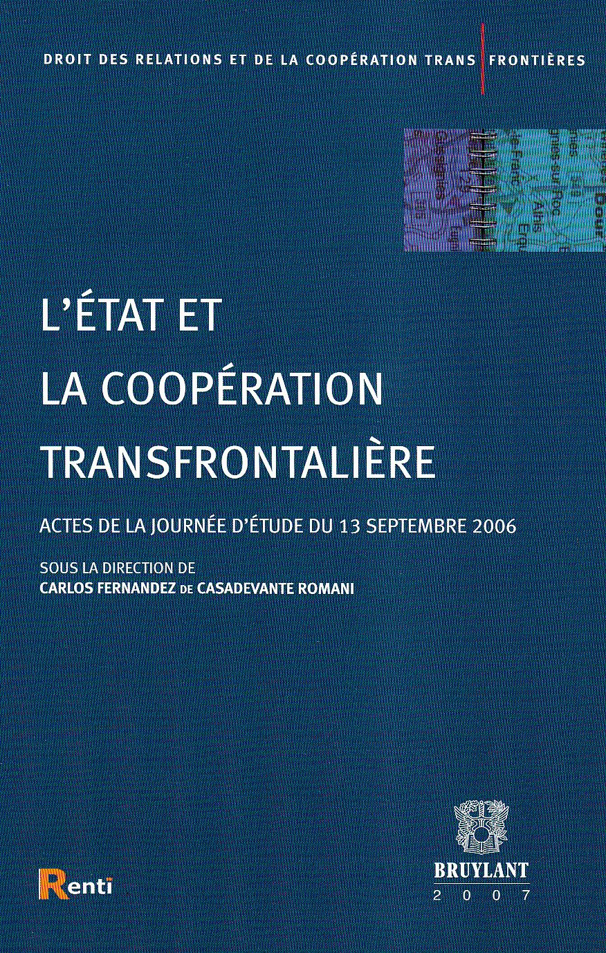 L'Etat et la coopération transfrontalière book