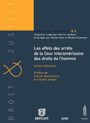 Les effets des arrêts de la Cour interaméricaine des droits de l'homme book
